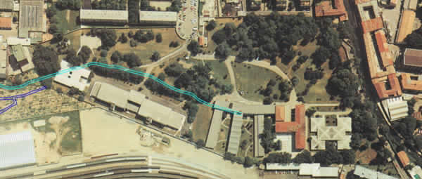 Tracciato della Roggia Acqualunga
